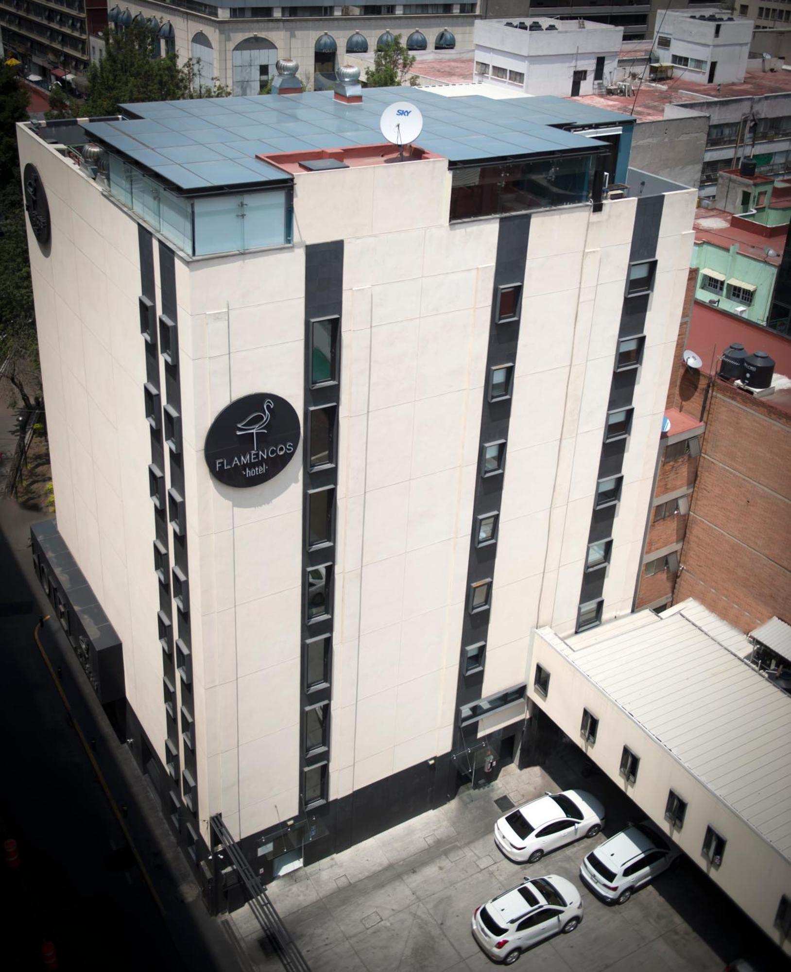 Hotel Flamencos Centro Historico メキシコシティ エクステリア 写真